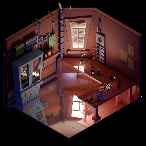 In the lab - Finished Projects - Blender Artists Community