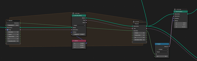 Select iteration of repeat zone (geometry nodes) - Modeling - Blender ...