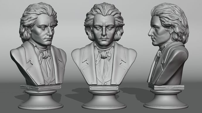 Beethoven Matcap 17
