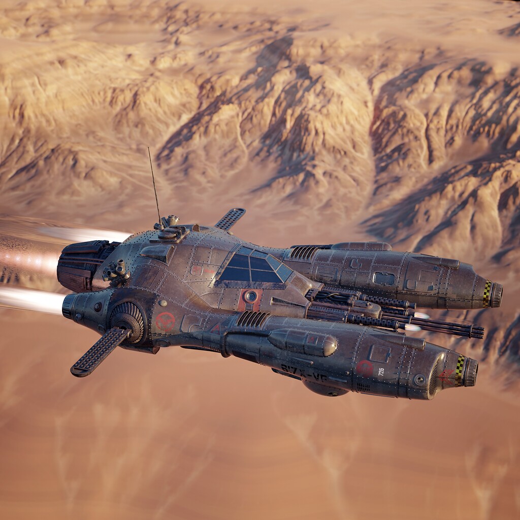 Retro Style Speeder Craft