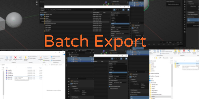 How To Batch Fbx Export Collections + Textures? - Python Support ...