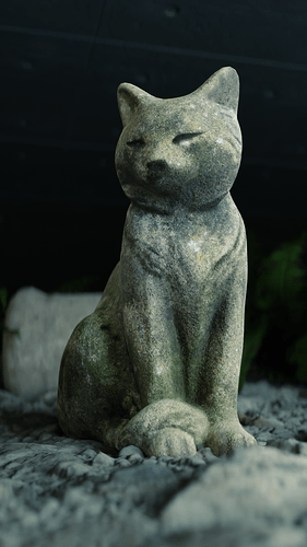 Cat Statue 2