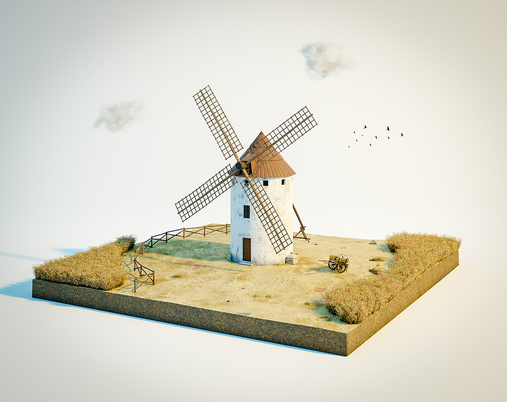 Windmill Finished Projects Blender Artists Community   4592dfca57f8be33b5ab453e85ec72f26212217e 2 1024x812 