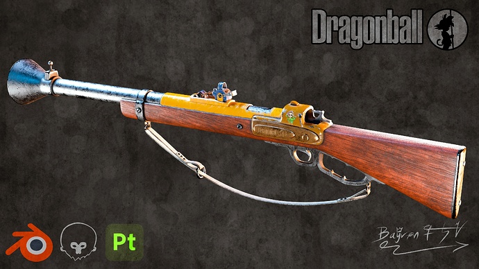 Bulma's Gun - Dragon Ball (Rifle/Musket Kakae Zutsu) - Finished ...