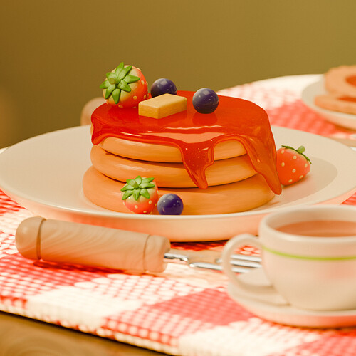 Cozy Kitchen Render 3