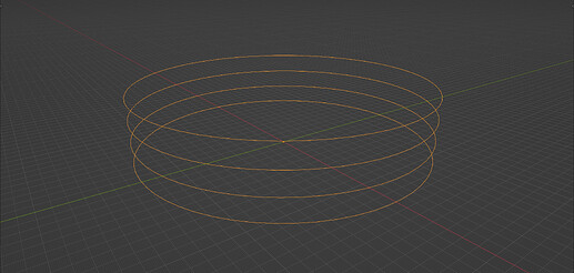 Circles made with first node group