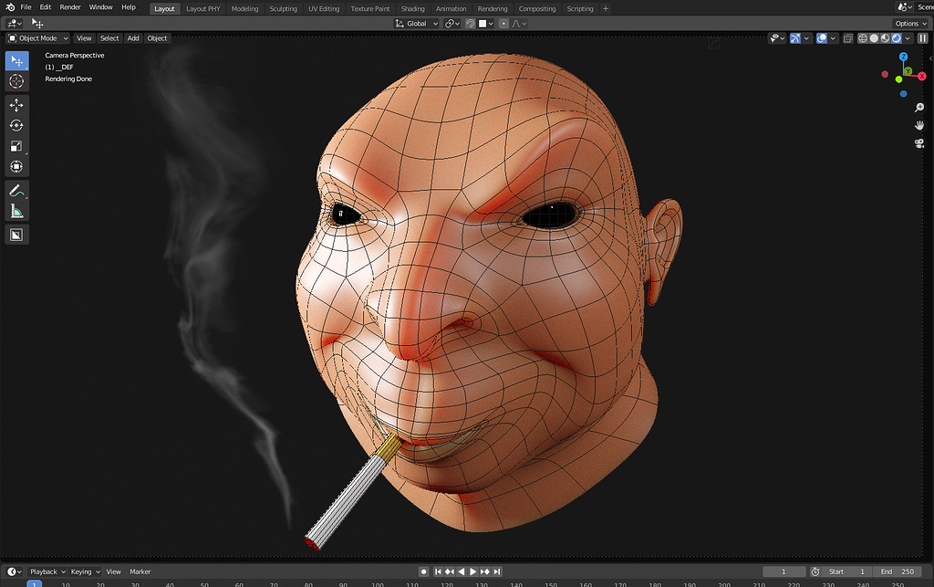 First Sculpt/Retopo In Blender - Works In Progress - Blender Artists ...