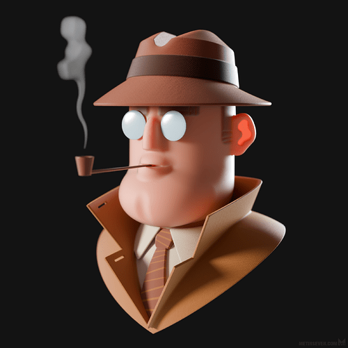 metin-seven_3d-toy-modeler-cartoon-character-designer_inspector-detective_alt