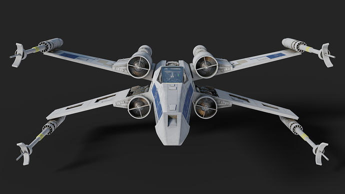 Lego Star Wars X-Wing - Finished Projects - Blender Artists Community