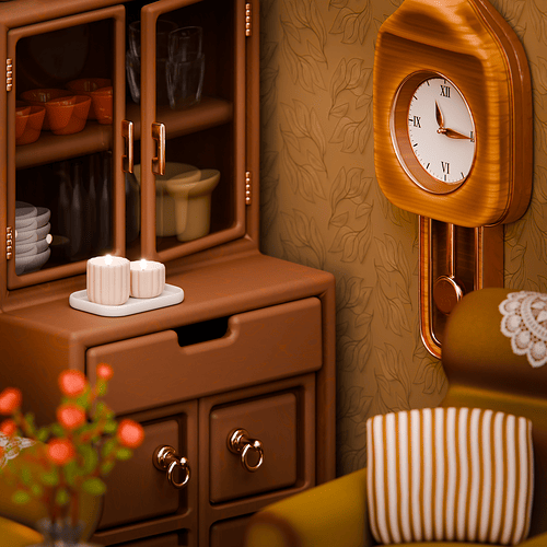 Interior Diorama Retroc