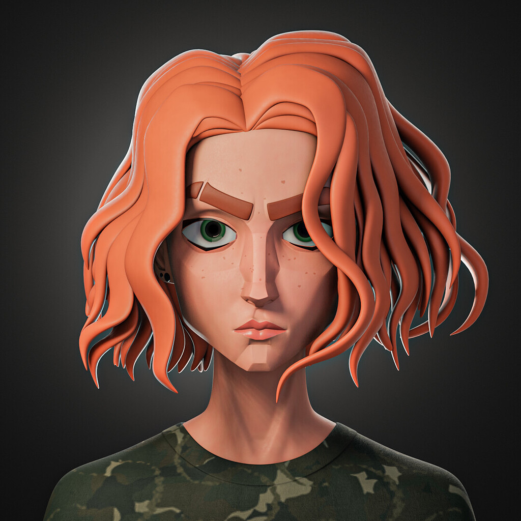 Bad Girl Finished Projects Blender Artists Community