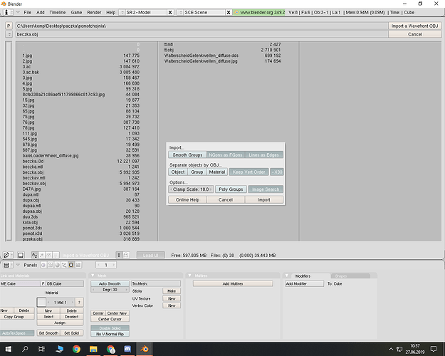import obj python script error - Materials and Textures - Blender ...