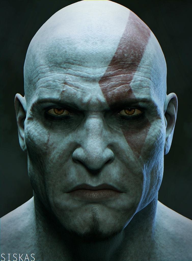 Kratos  God of War 4 - Finished Projects - Blender Artists Community