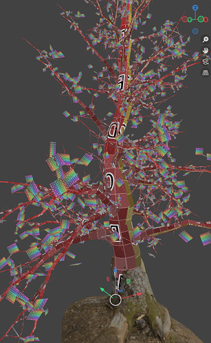 This is what the procedural uvmapping looks like with a grid image texture.