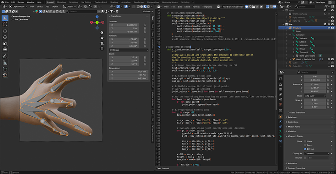Hand Blender studio framing question
