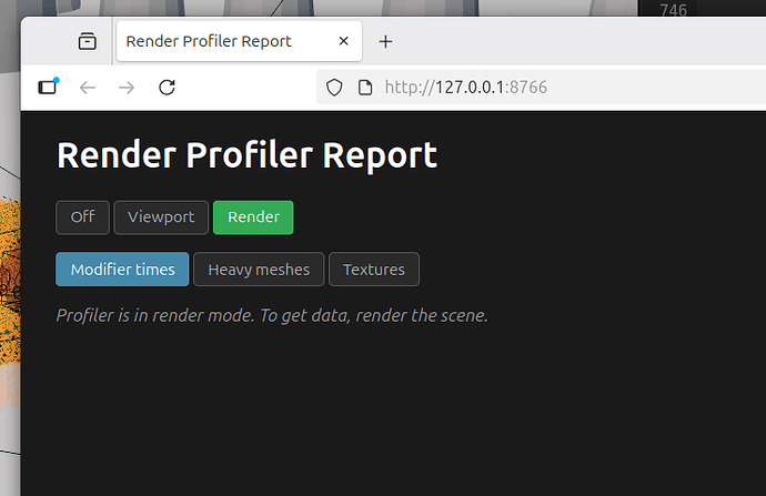 render mode