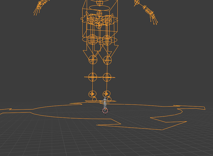 Complex Blender Rig Rig Much bigger than the model - Animation and Rigging - Blender ...