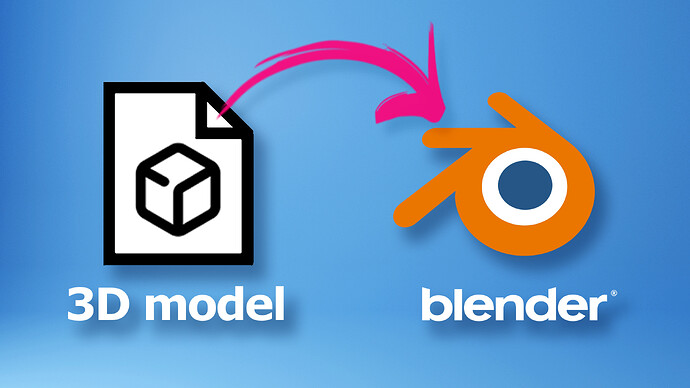 Blender How to Import Model YT