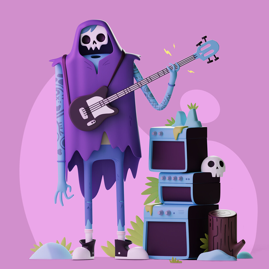 Dead Rocker - Finished Projects - Blender Artists Community