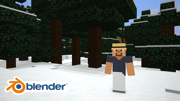 Minecraft But Blender