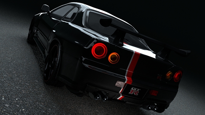 Nissan Skyline GT-R34 - Works in Progress - Blender Artists Community