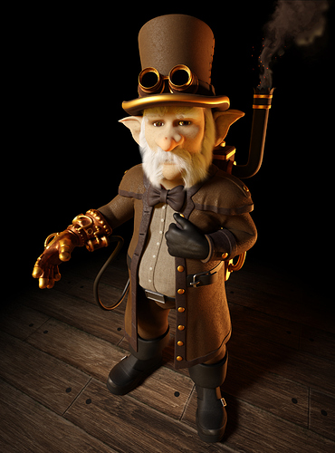 Steampunk-gnome