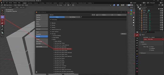 03b Tranform Tools Keymap