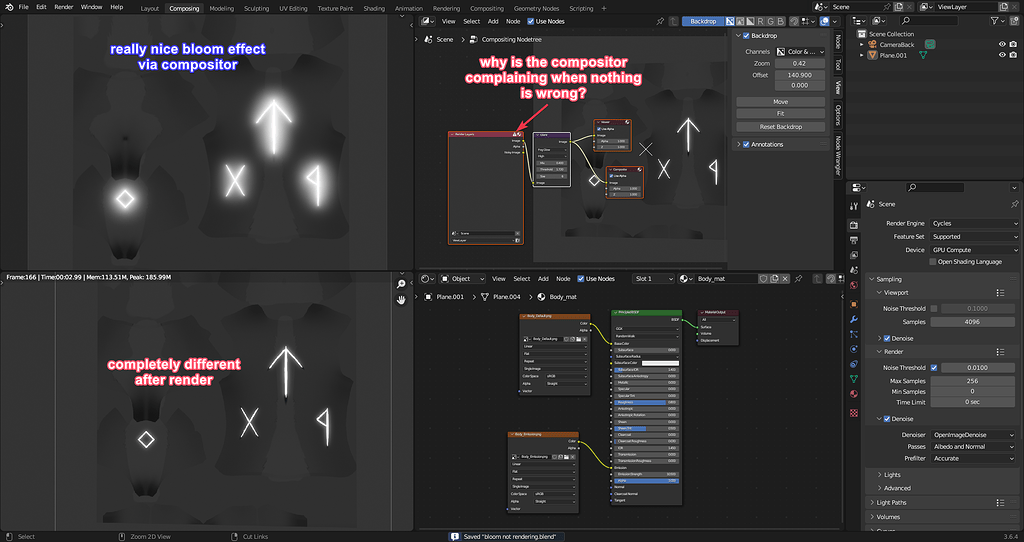 Cycles Viewport With Compositor Looks Different From Render With ...