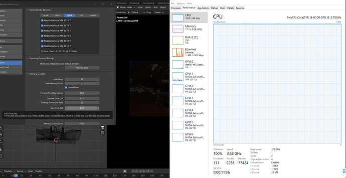 6 GPU's but they're not rendering - Technical Support - Blender Artists ...