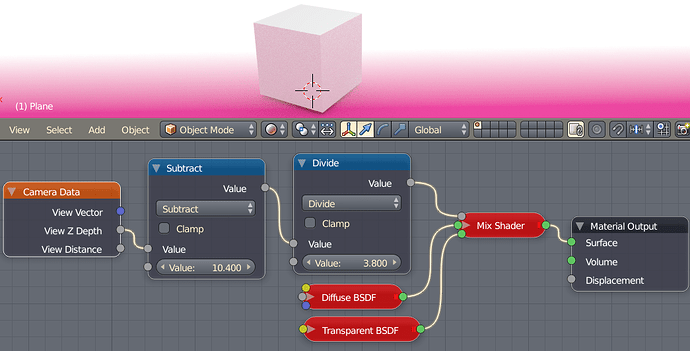 transparency based on z depth from camera - Materials and Textures ...