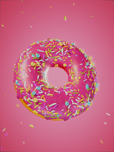 BlenderDonutPinkStackC0051