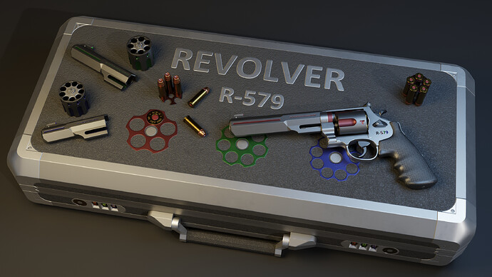11. Revolver R-579 - Case Top - Revolver
