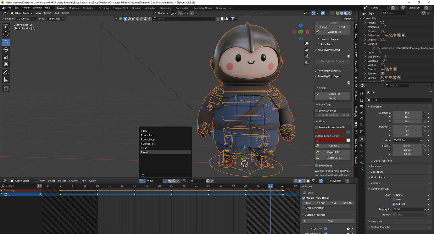 Exporting a character - Animation and Rigging - Blender Artists Community