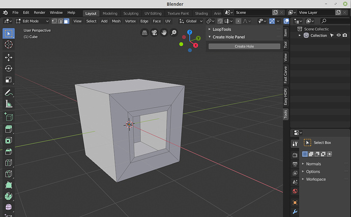 Fixing Create Hole Addon - Python Support - Blender Artists Community