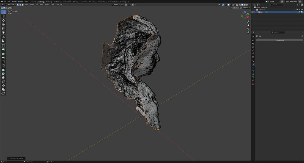Closing a complex shell scan - Modeling - Blender Artists Community