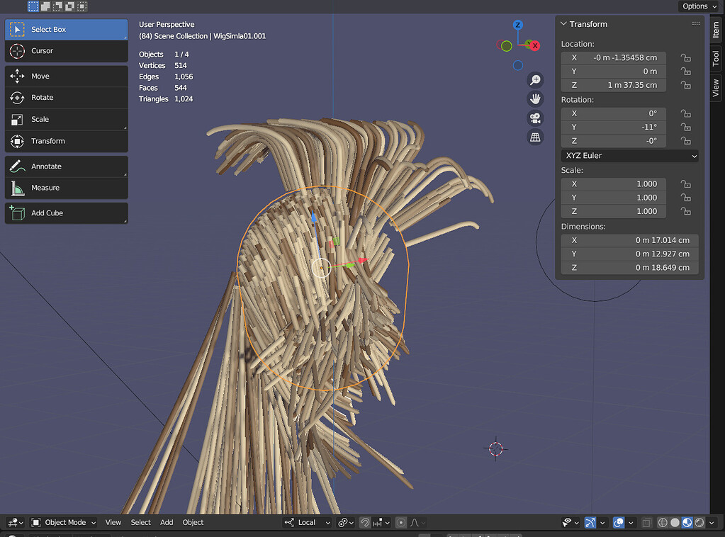 Hair Dynamics "Stuck" Hairs. Bug? - Particles and Physics Simulations ...