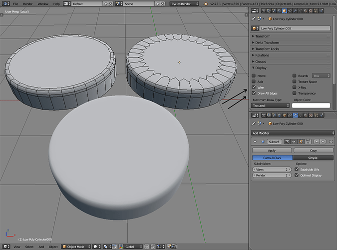 Getting a smooth surface with subdivision - Basics & Interface ...