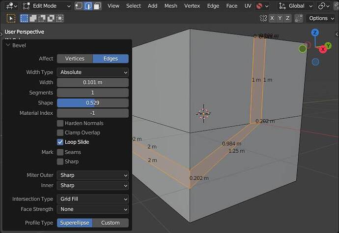 The uneven bevel offset - Modeling - Blender Artists Community