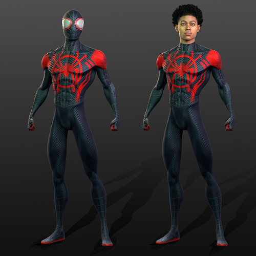 Miles Morales - Finished Projects - Blender Artists Community