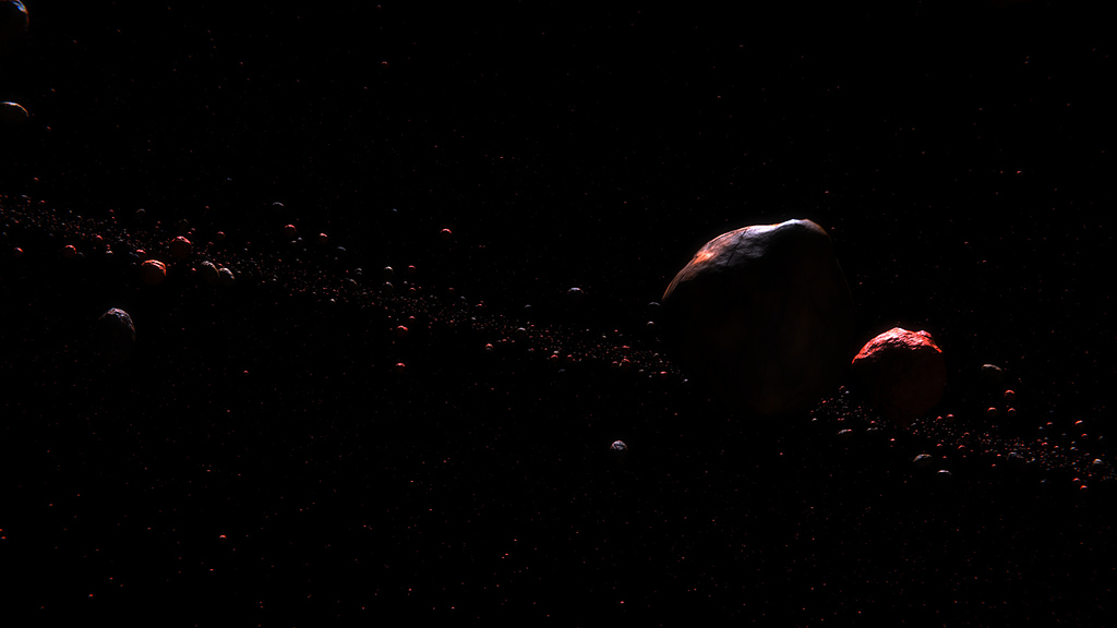 Asteroid field - Finished Projects - Blender Artists Community