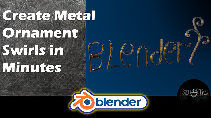Creating Metal Ornament Swirls In Minutes