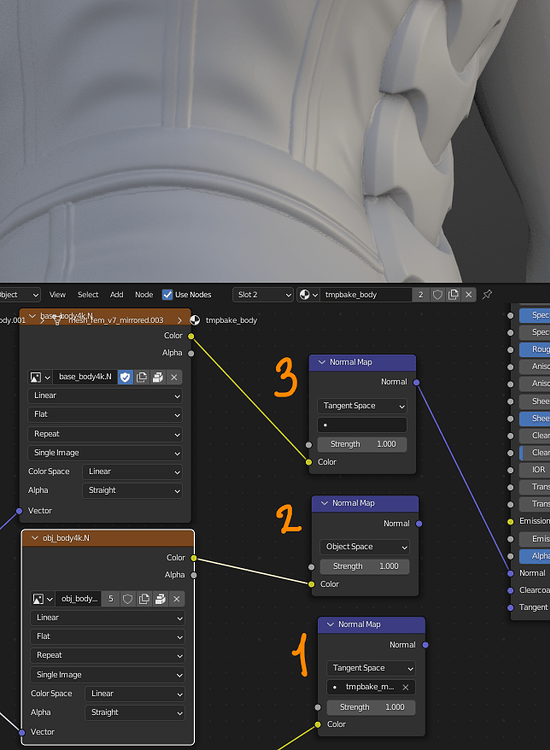 Baking normal map from one UV to another - #5 by stray - Materials and ...
