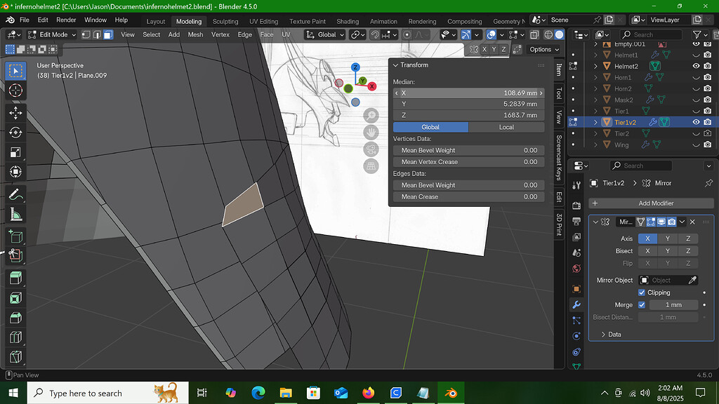 Modeling Graphics Contact points when 3d modeling - Basics & Interface - Blender Artists ...