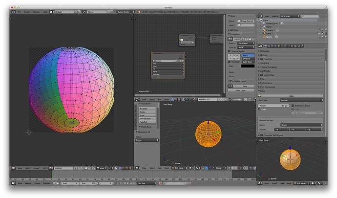 Baking Normal Map Cycles - Compositing and Post Processing - Blender ...