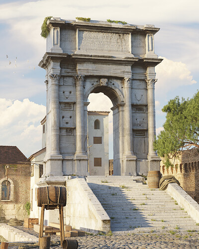 Ancona_port_medieval_monument_detail