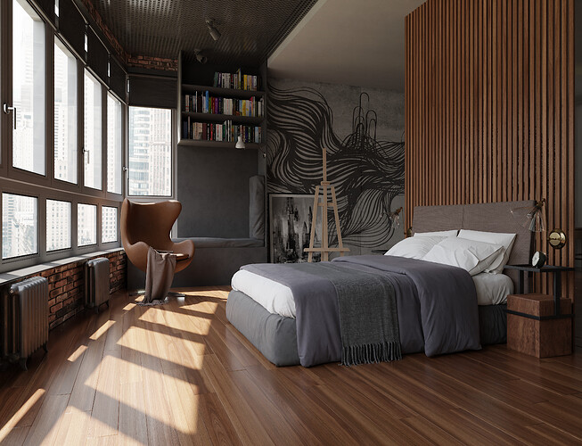 quarto k-cyles blender 500 samples