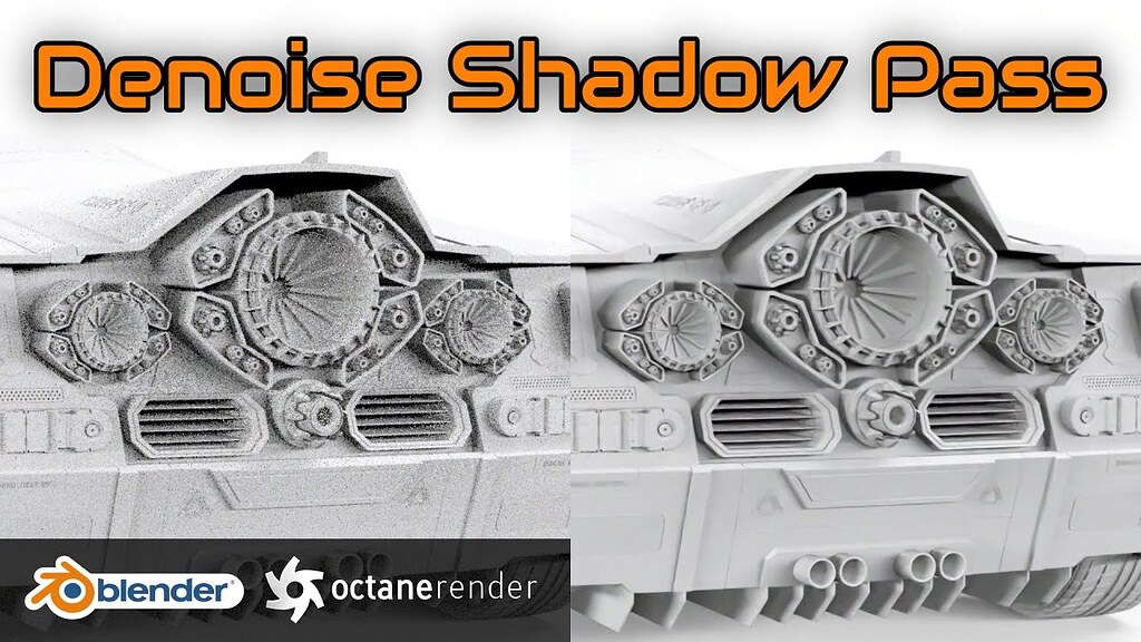 Blender Tutorial - Octane Render - Denoise Shadow Pass - Tutorials ...