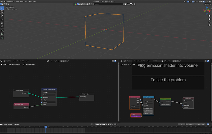 Passing Geo Nodes Attribute to Volume Shader - Materials and Textures ...