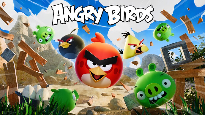 Angry Birds Title Screen - Finished Projects - Blender Artists Community