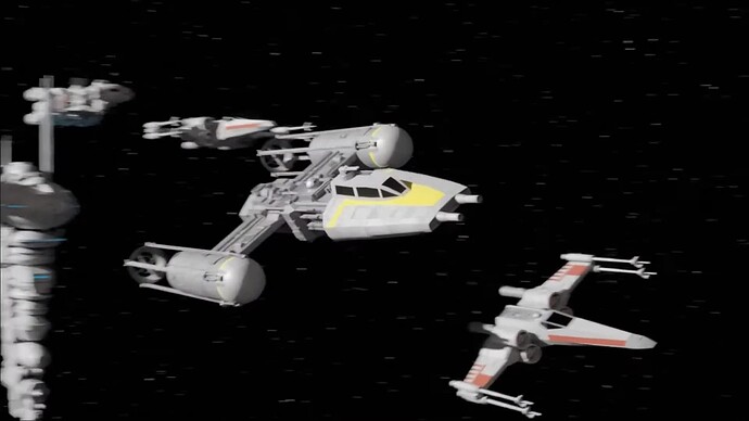 Star Wars Space Battle Skirmish. Tie Fighter, Star Destroyer, and Rebel Fleet 0-17 screenshot